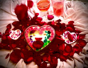 Heart bowl candle