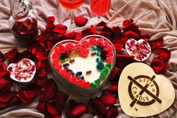 Heart bowl candleaffirmcandle